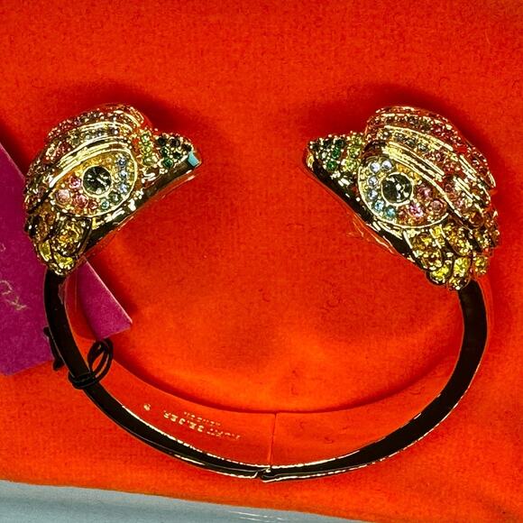 Kurt Geiger Eagle Head Hinged Bangle - Picture 8 of 13